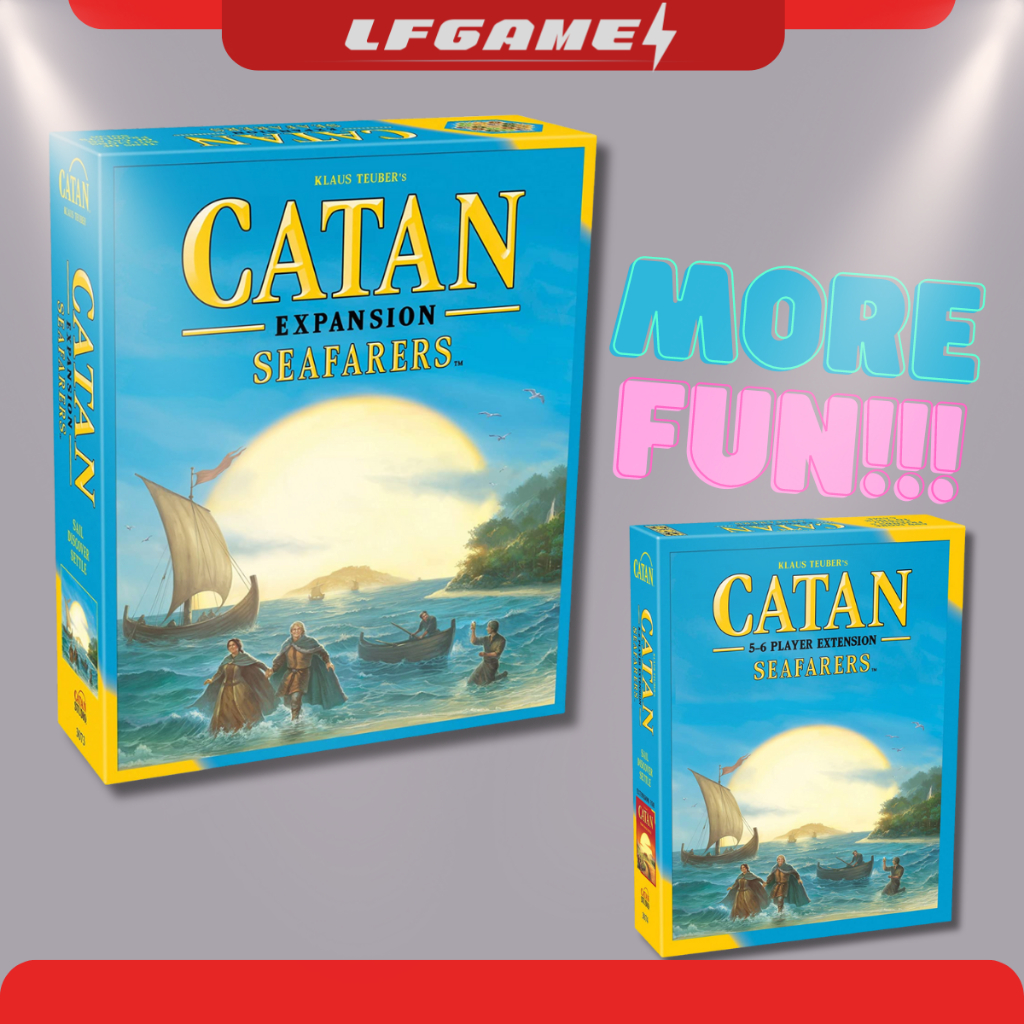 [รุ่นดีลักซ์] CATAN SEAFARERS Boardgame Set Expansion CATAN Extension The Settlers of CATAN