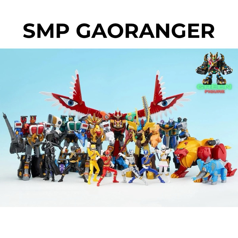 SMP Assembly Models Gaoranger, Gao King, Gao Hunter, Muscle, Gao Icarus - Super Sentai Bandai