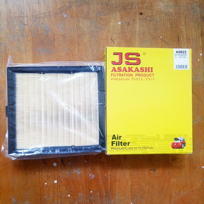ของแท้ Isuzu Mu-X 2015 - 2026 กรองอากาศเครื่องยนต์ JS Asakashi Japan