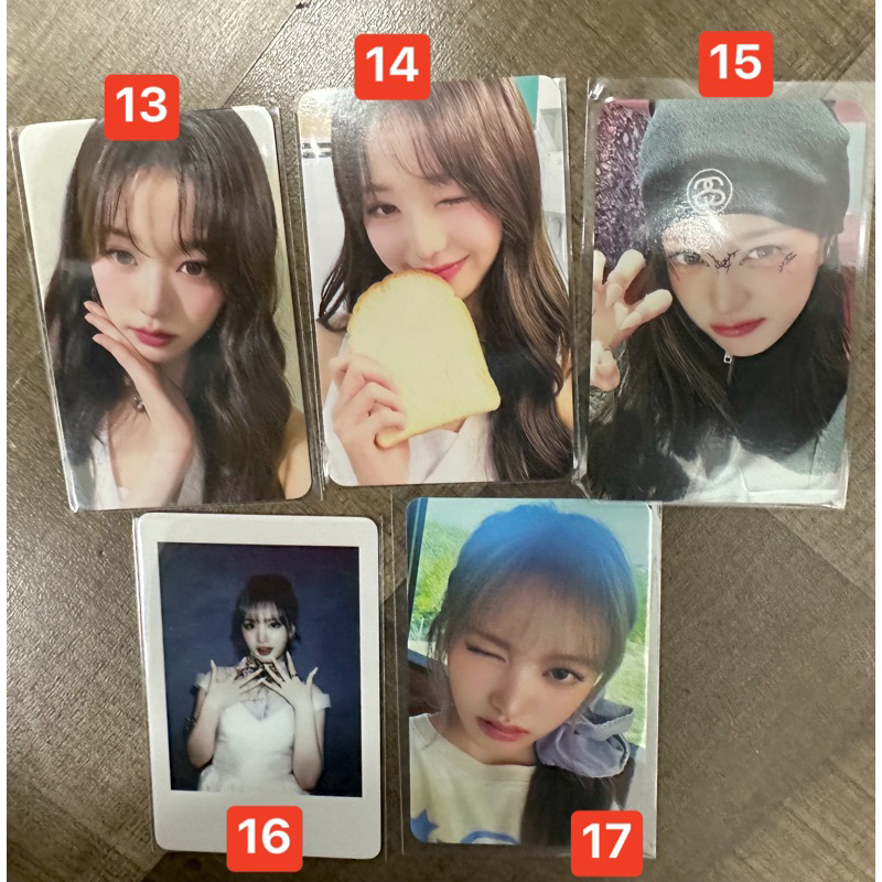 (ของแท้) CARD OF IVE อัลบั้ม IVE SWITCH(wonyoung,rei,liz,..)