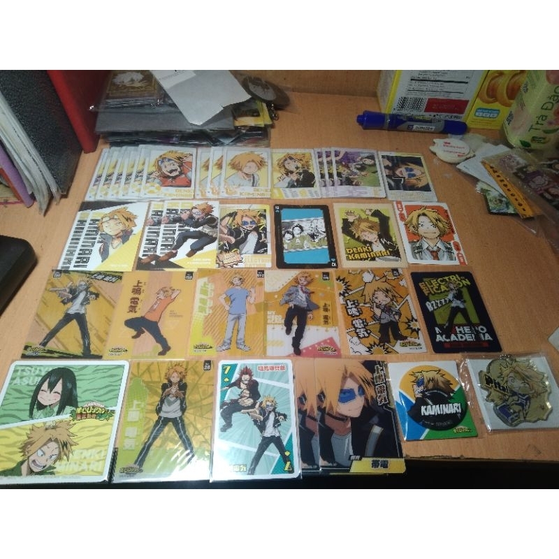การ์ดมุมมนของ Denki Kaminari MHA