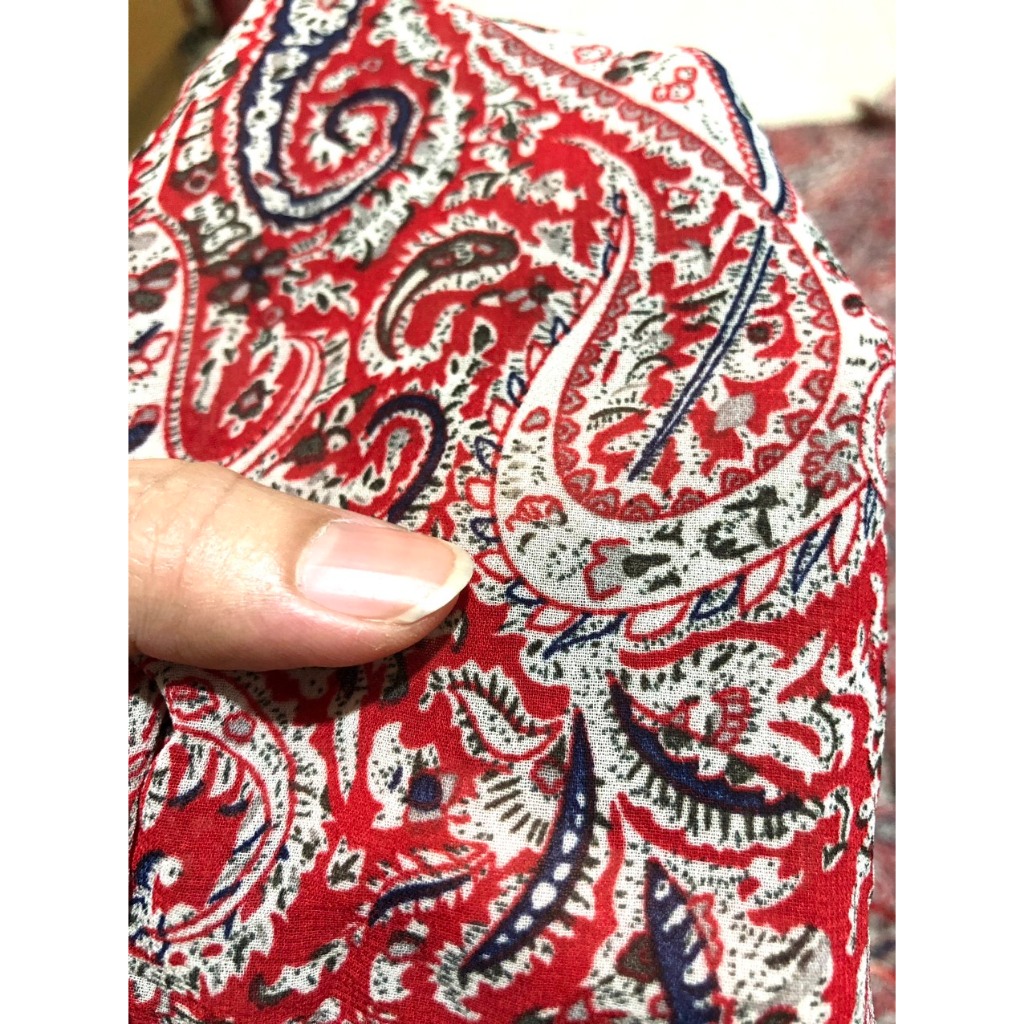 MS789 - ผ้าชีฟองลายโบรเคด (1.8m x 1.5m)