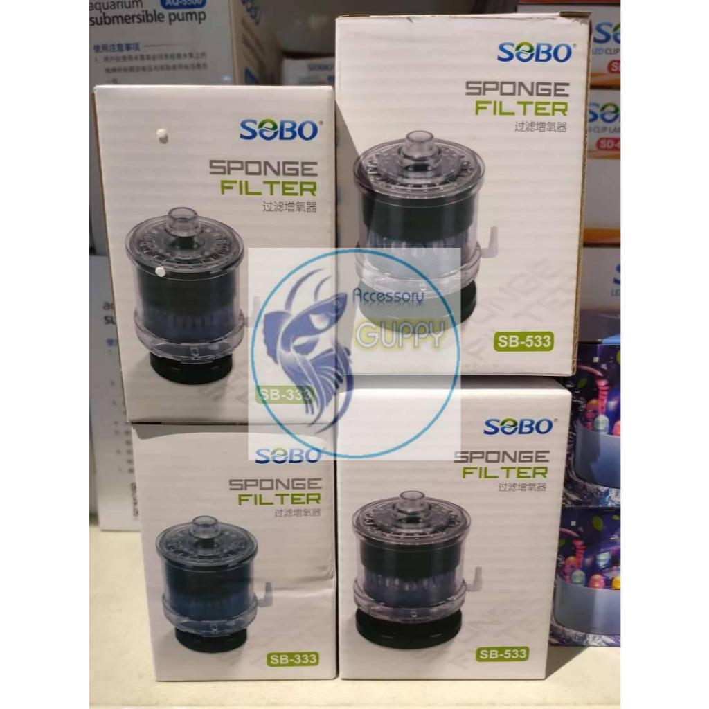 SoBo SB-333, SB-533 ตัวกรองไมโครบิลหลายช่องสําหรับตู้ปลา