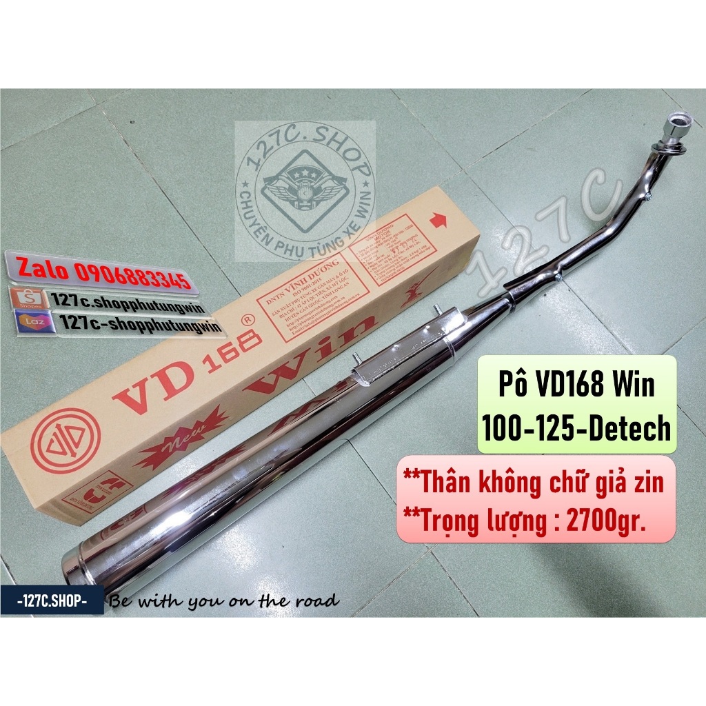 [HCM] Po VD168 Win 100 Win 125 Win Detech (ตัวเครื่องไม่มีข้อความปลอม)