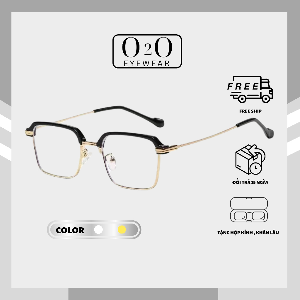 O2o กรอบโลหะสี่เหลี่ยมสําหรับผู้ชายและผู้หญิง