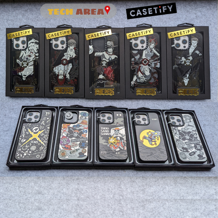 Casetify case[casetiy vs One Piece collection] แท็ก QR เต็มรูปแบบของแท้สําหรับ lPhone 15pro/15 pro m