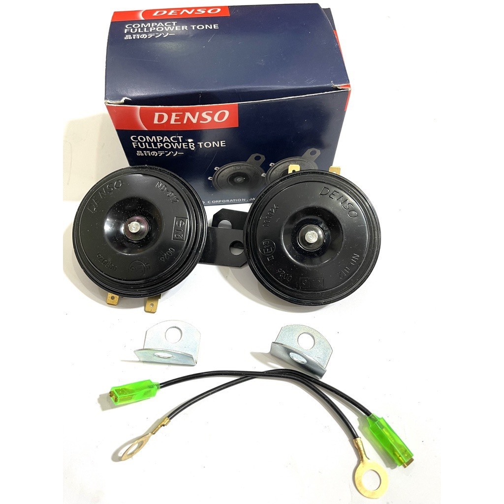 แตรดิสก์ Denso 12v ของแท้ ผลิตในอินโดนีเซีย L+H พร้อมแจ็ค 2 Mas
