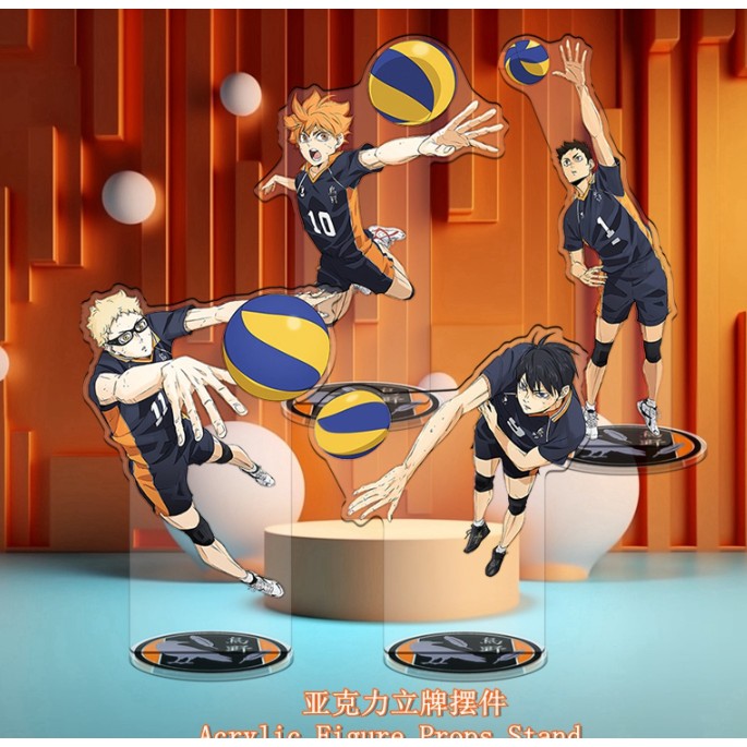 พวงกุญแจ, Standee Volleyball King Haikyuu Tobio Shōyō Yu Anime Gift for Friends Small Shop Anime
