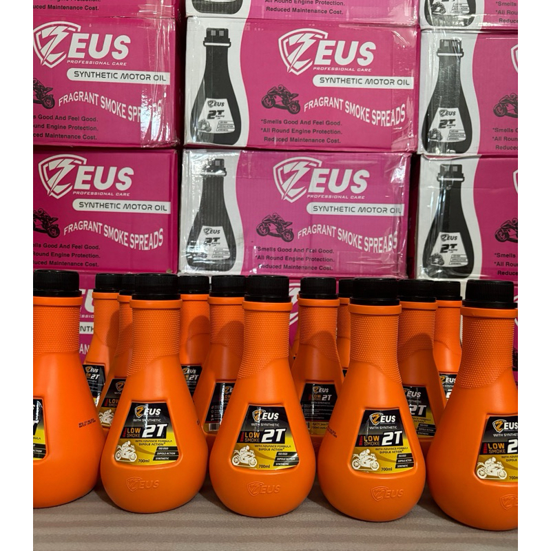 Zeus 2T Orange Oil 700ml นําเข้าจากอินโดนีเซีย (2-Stroke Mixed Oil)