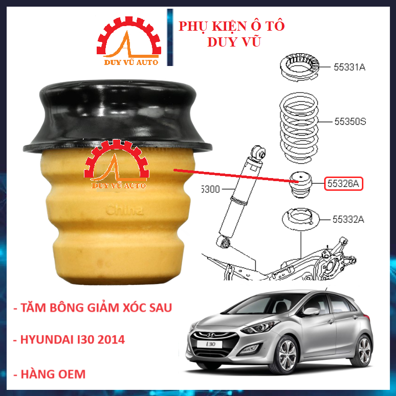 HYUNDAI I30 REAR SUSPENSION COTTON SWAP HYUNDAI I30 2012-2015
