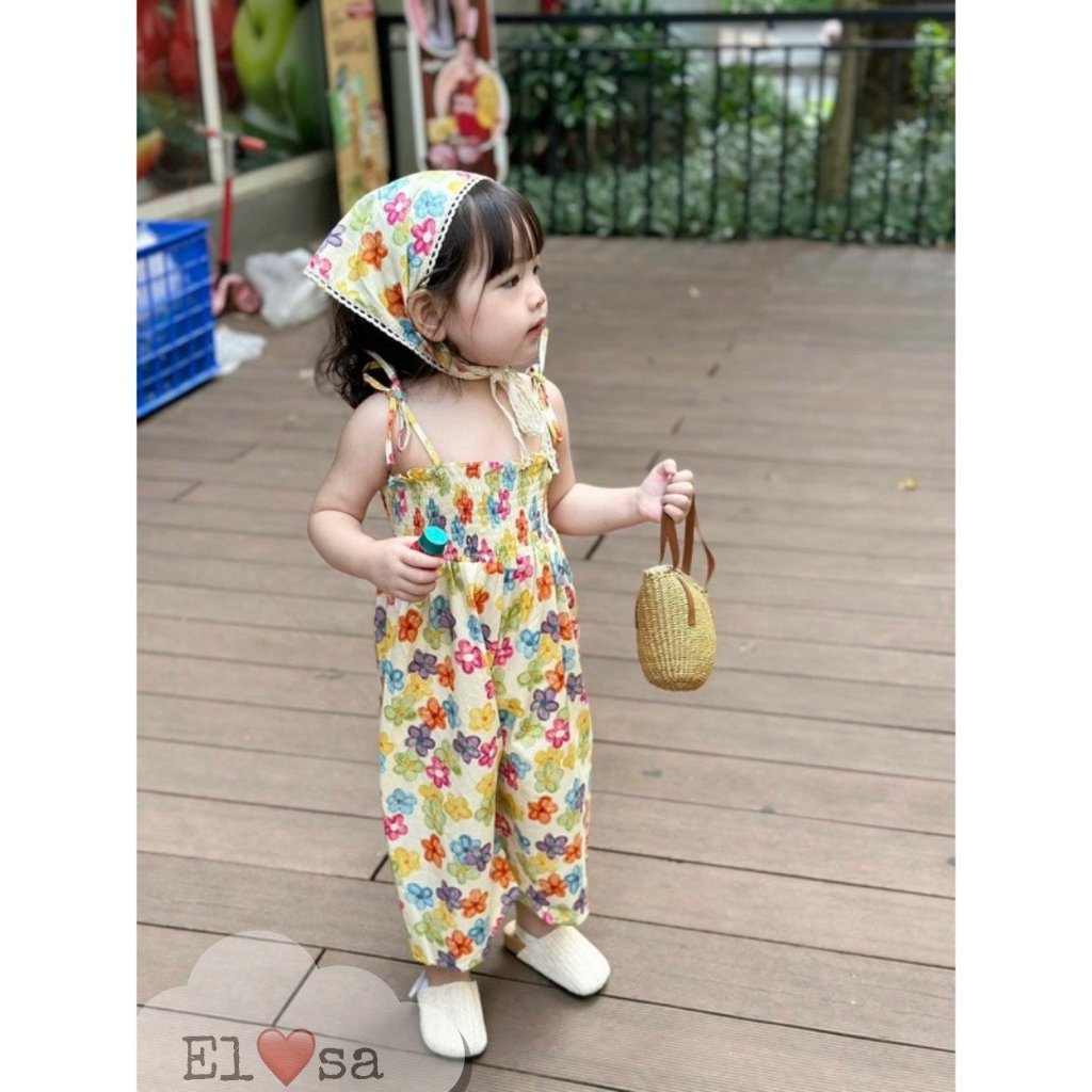 (แถมผ้าพันคอ)ดอกเล็กๆ Jum WITH SCARF FOR SUPER BEAUTIFULKIDS ANNA GIRLS