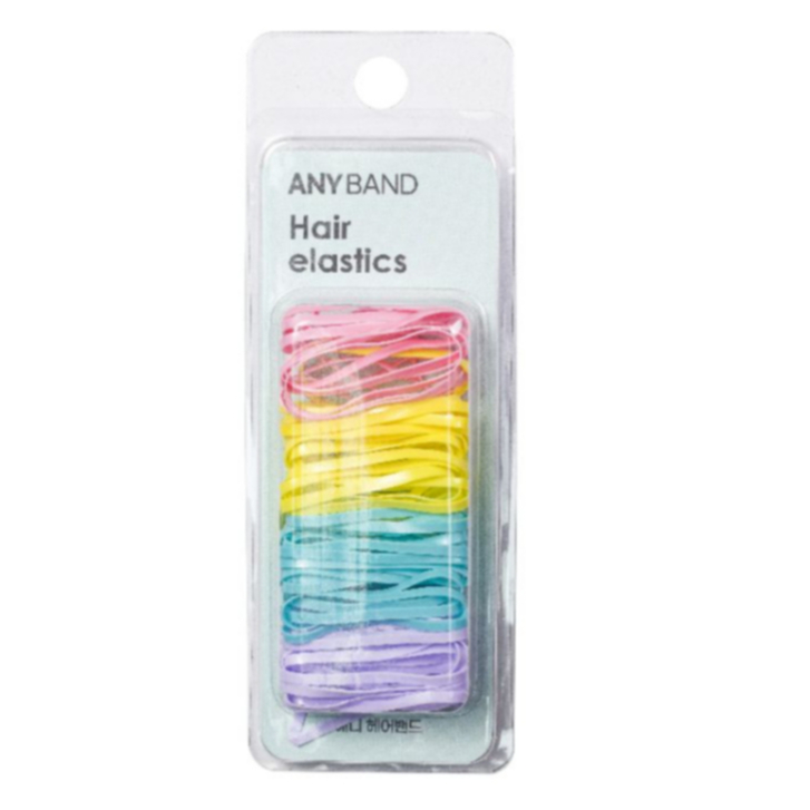 ยางรัดผม ANYBAND เกาหลี 4cm 4024-N60 สี (60 เส้น/กล่อง)