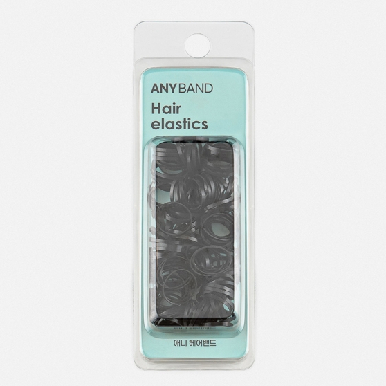 ยางรัดผม ANYBAND เกาหลี 2cm 2014-N180 สีดํา (180 เส้น/กล่อง)