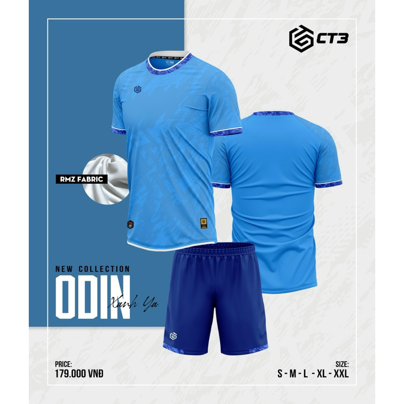 ชุดชุดกีฬาฟุตบอล CT3 Odin (ขอพิมพ์ฟรี)