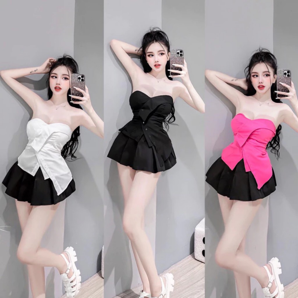 เสื้อเชิ้ต CRT สําหรับผู้หญิงพร้อมพนังแหลมและถ้วยผู้ใหญ่เซ็กซี่ - พร้อมแผ่นยก รหัส A96
