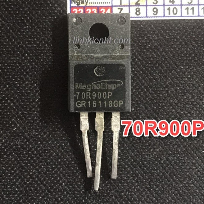 กระเป๋า 2 Mosfet N-Channel 70R900P 70R900 750V 5A TO-220 TO ถอดแยกชิ้นส่วน