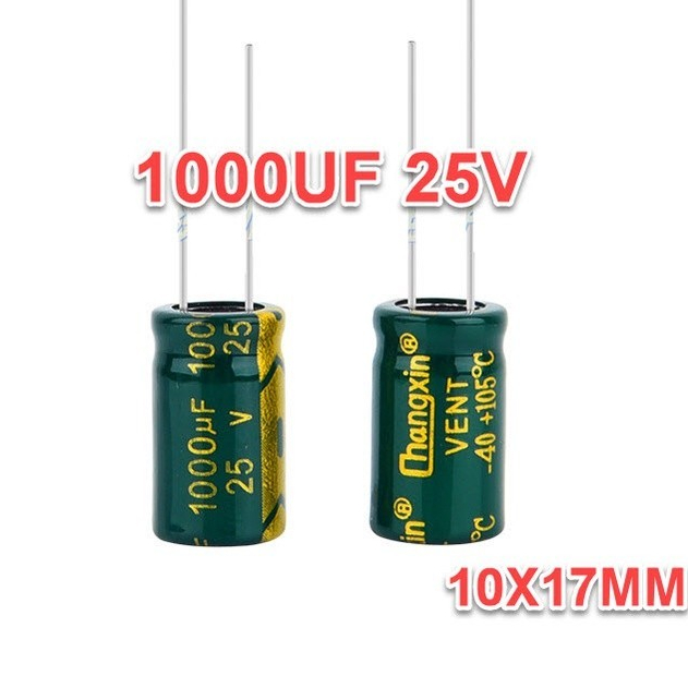 กระเป๋า 10 CAPACITORS 1000UF 25V CAPACITOR 1000UF25V CAPACITOR 25V 1000UF