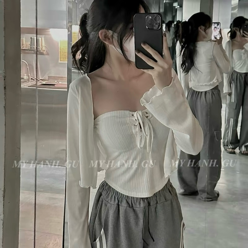 เสื้อท่อนบนเชือกรูดทออินเตอร์ทอเกาะอกของผู้หญิงเซ็กซี่น่าดึงดูดใจสุดๆรหัสก159