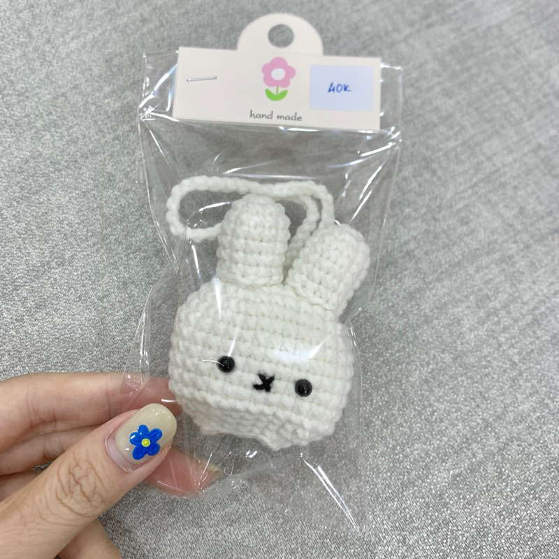 [AVAILABLE] muffy กระเป๋ากระต่ายสําหรับหูฟังแบบมีสายขนสัตว์