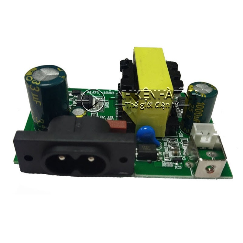 วงจรไฟ 15V3A, แหล่งลําโพง 15V 3A พร้อมช่องเสียบ AC 220V