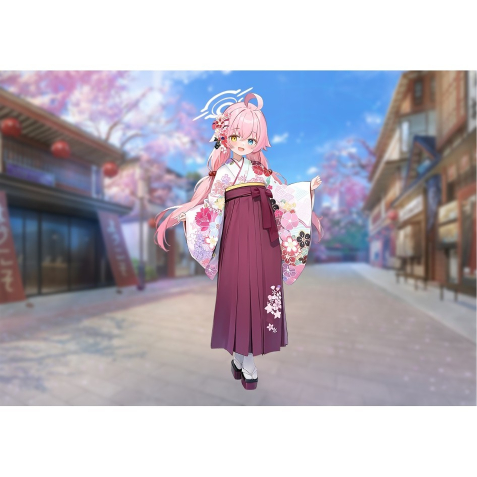 Blue Archive Hoshino Standee Model ธีมปีใหม่