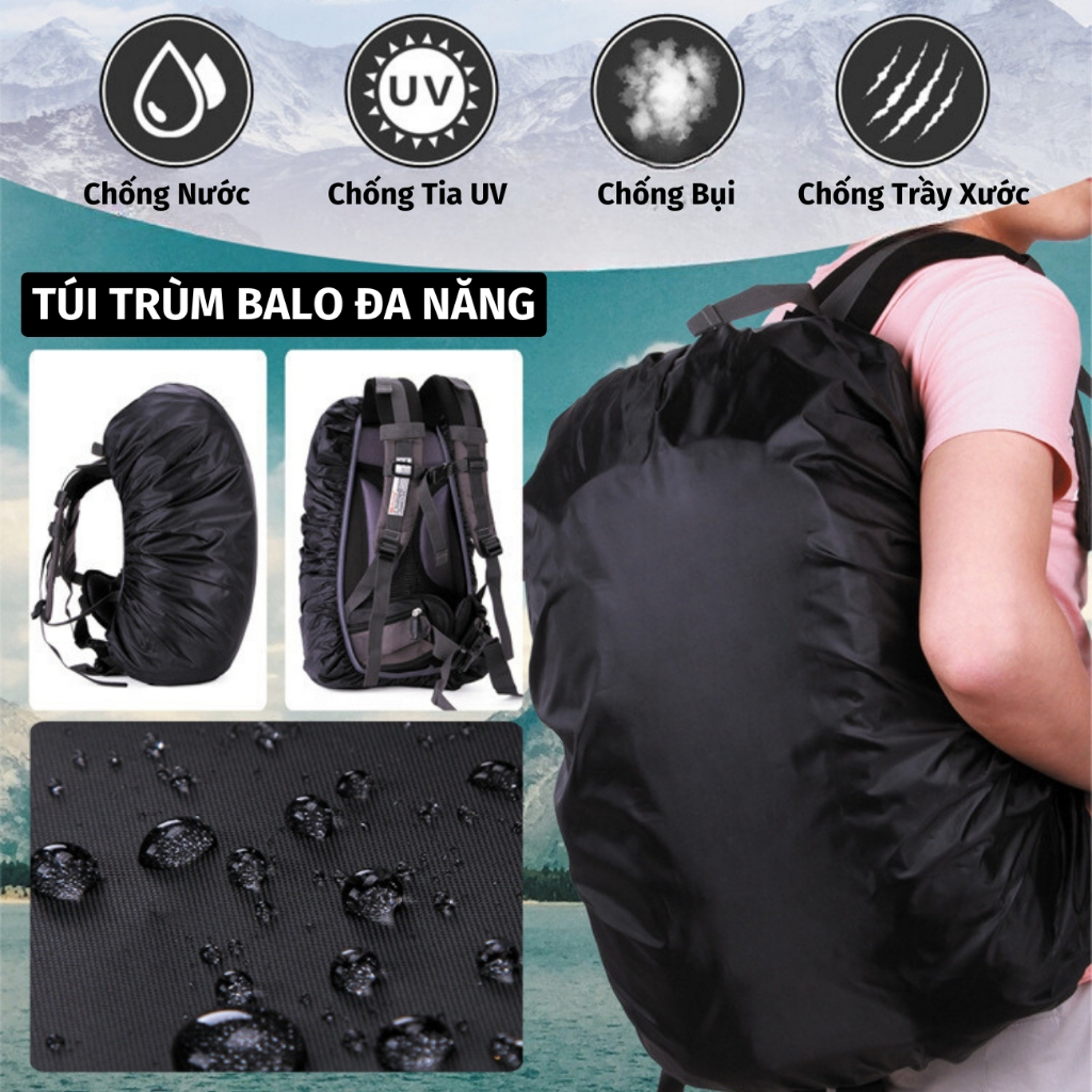 สะดวก 30L 40L ความจุขนาดใหญ่ 30L 40L เสื้อกันฝนกระเป๋าเป้สะพายหลังกระเป๋า