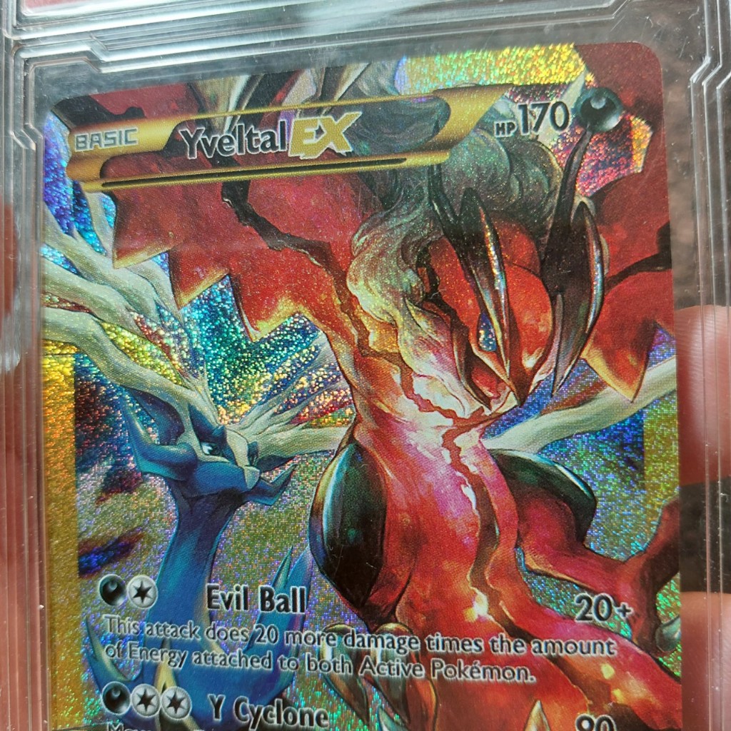 Pokemon Yveltal EX XY150a Pokemon Promo Full Secret Foil 1459 d37 43 การ์ด