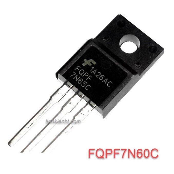 MOSFET 7N60 7N60C FQPF7N60C 7A 600V (ช่อง N)