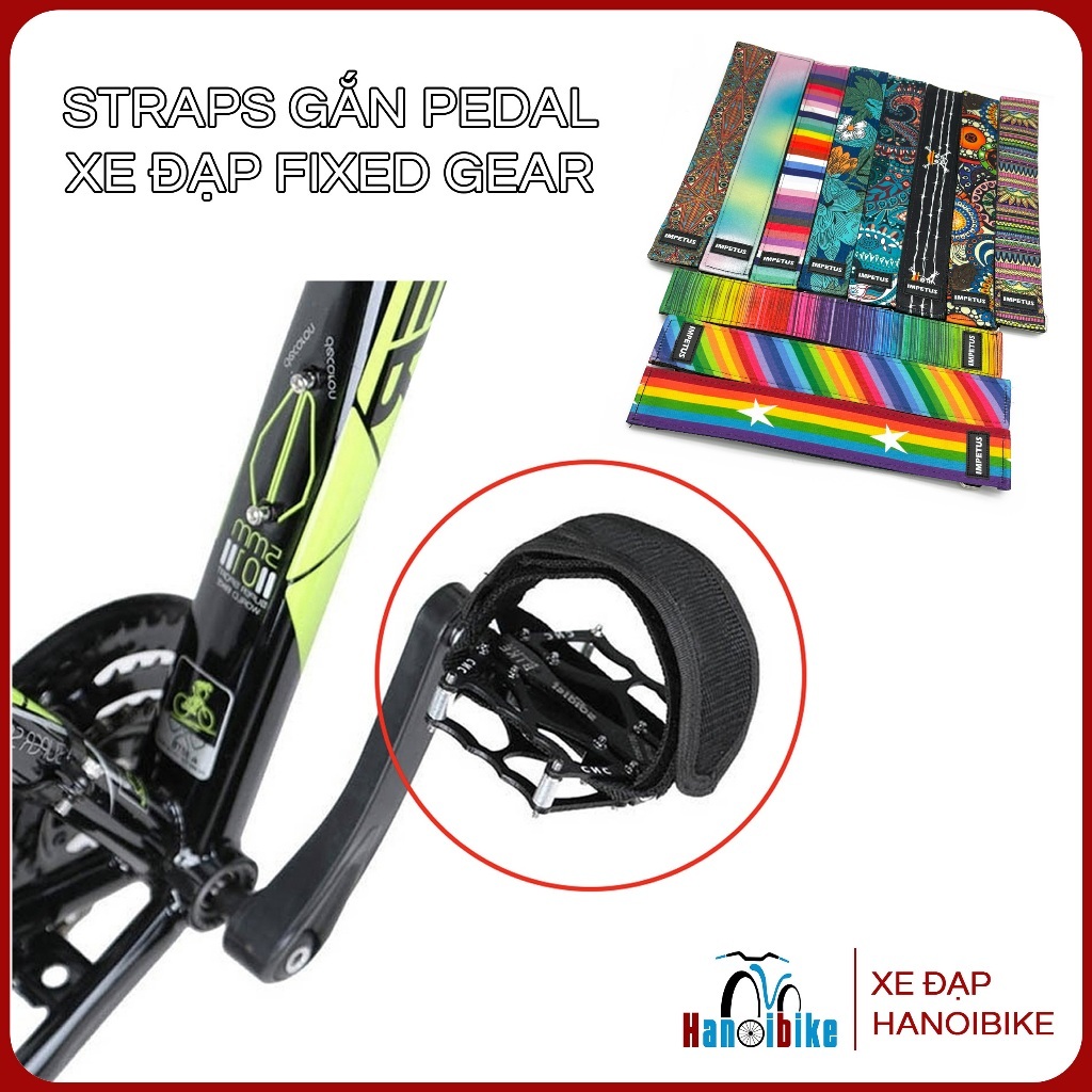 Straps Impus ติดบันไดจักรยาน Fix Gear ทุกสี