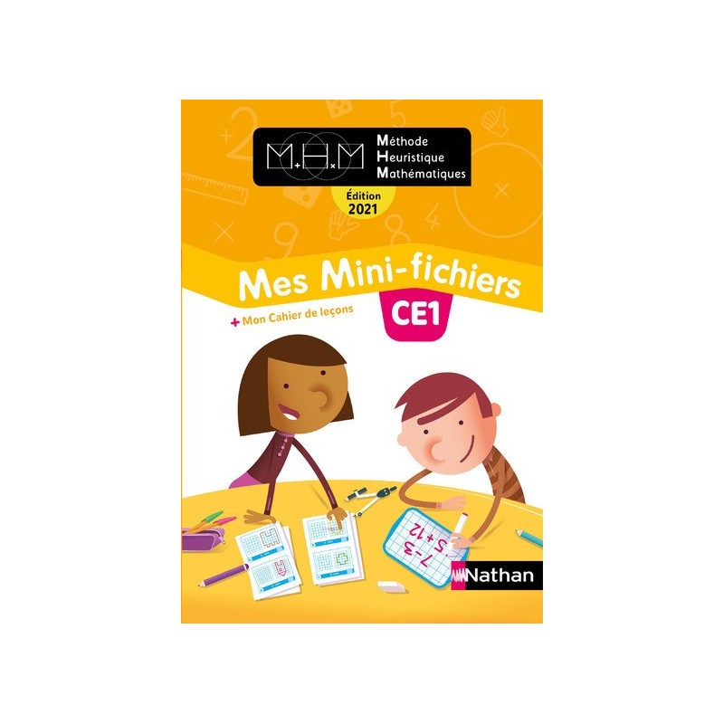 หนังสือฝรั่งเศส - Mhm - Mes Mini-Fichiers Ce1 - 2021
