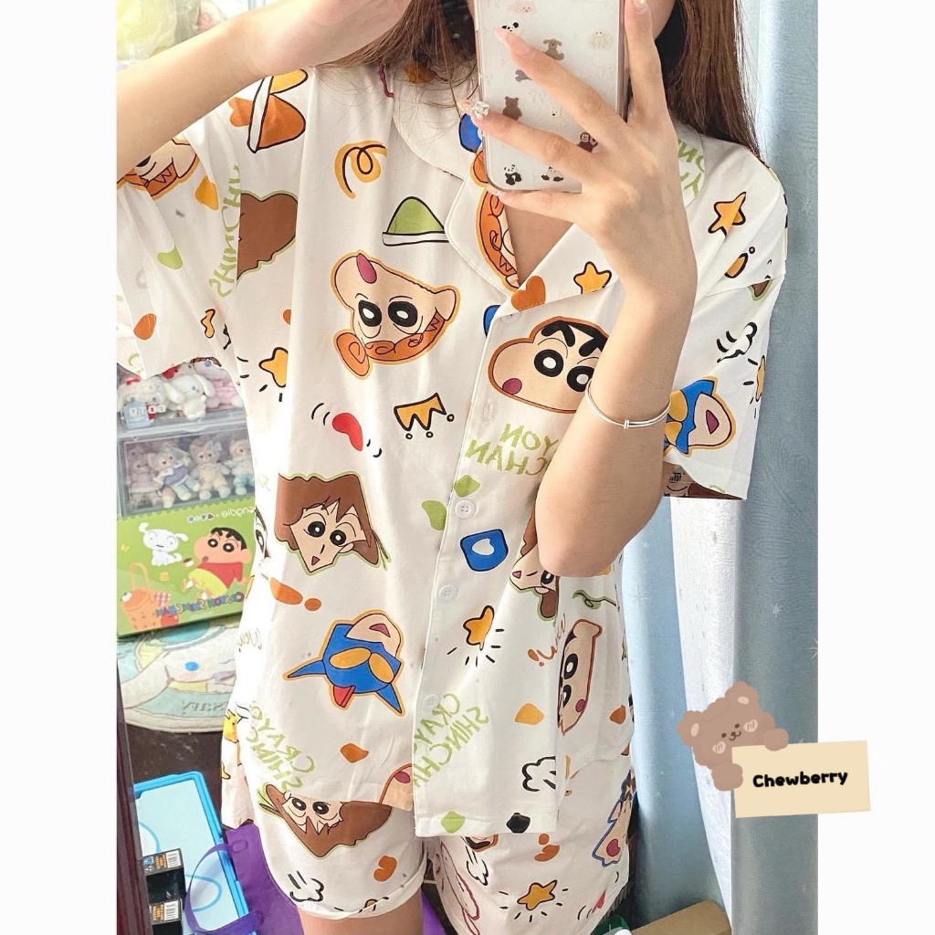 Pijama WOMEN, HoT ชุดชุดนอนสําหรับบุรุษและสตรีพร้อมกางเกงขาสั้นผ้า Kate แขนกุด