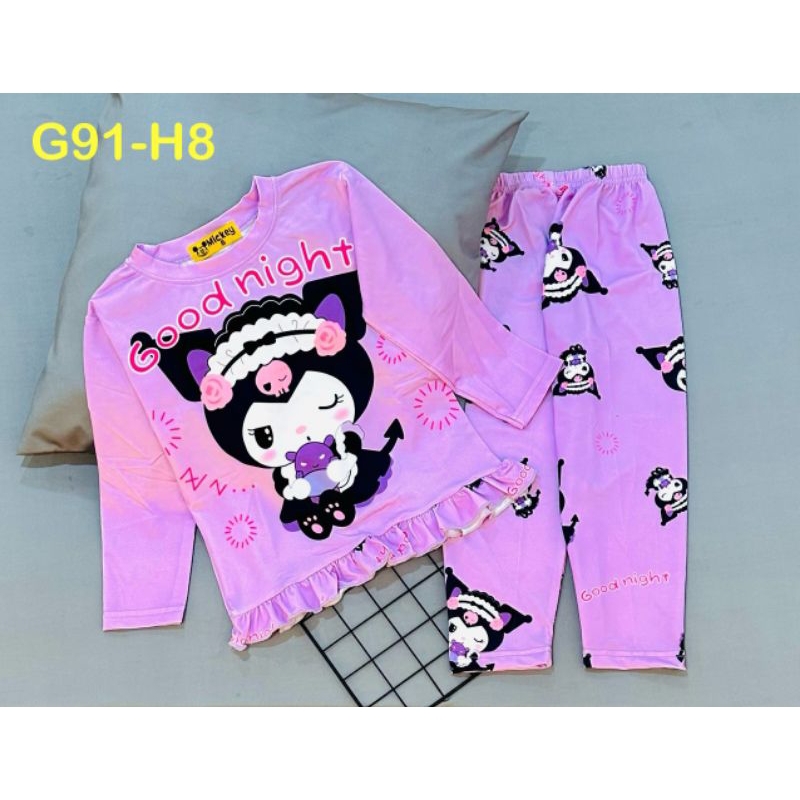 CODE G91 SIZE 20-42KG CODE LONG SLEEVES 3D COOL GIRLS TROUSERS
