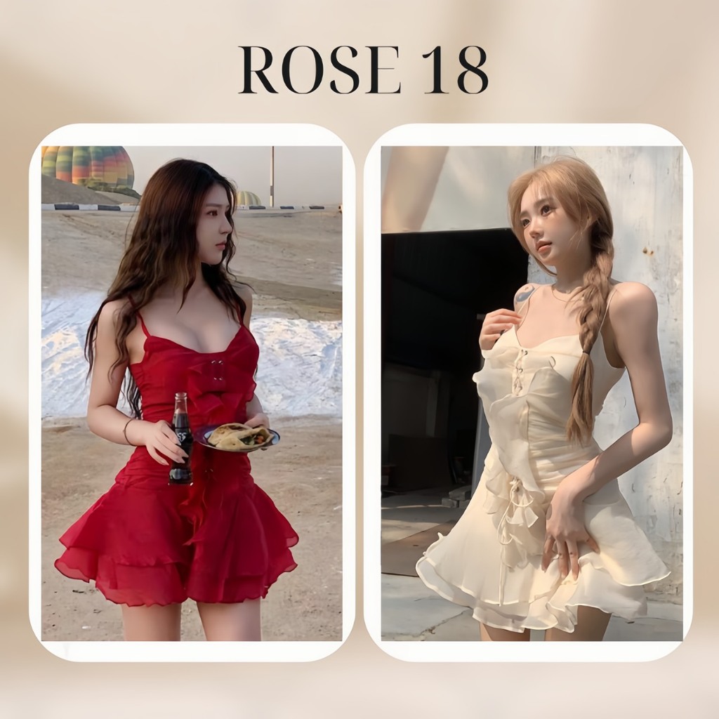 ชุดเดรสหางปลาแฮ็ค 3 รอบ สุดแบ๊ค