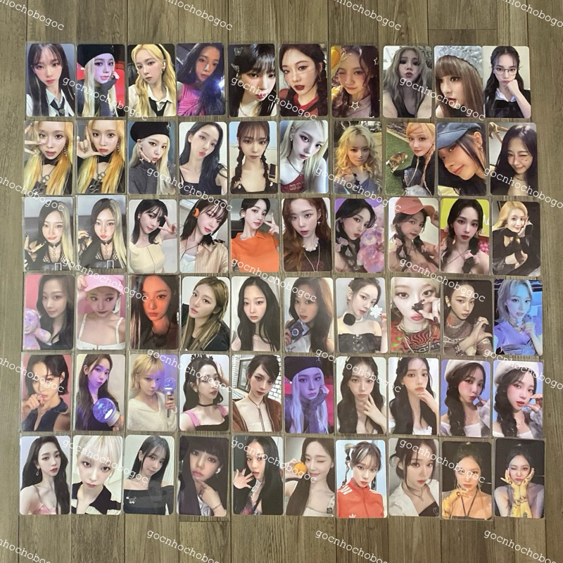 AESPA Karina, Winter, Ningning, Giselle pub photocard