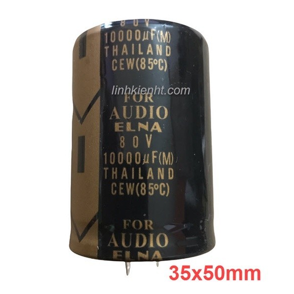 คุณภาพ ELNA 10000uf 80V ตัวเก็บประจุไฟฟ้า 35x50mm