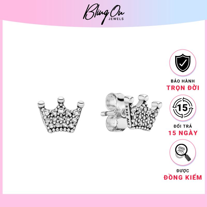 ต่างหูมงกุฎสตั๊ด 3034 Fullbox -