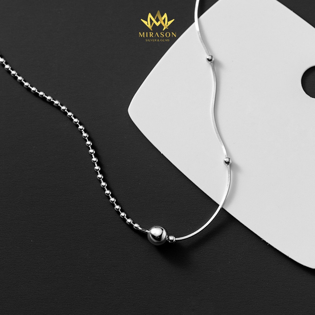 สร้อยคอโชคเกอร์บอลเงิน S925 - MIRASON MDC7373
