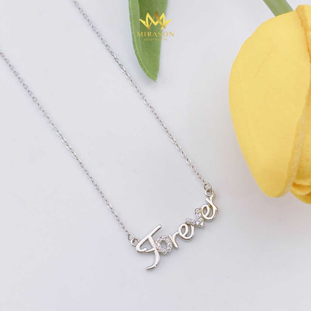 S925 สร้อยคอเงิน Forever Necklace - MIRASON MDC825