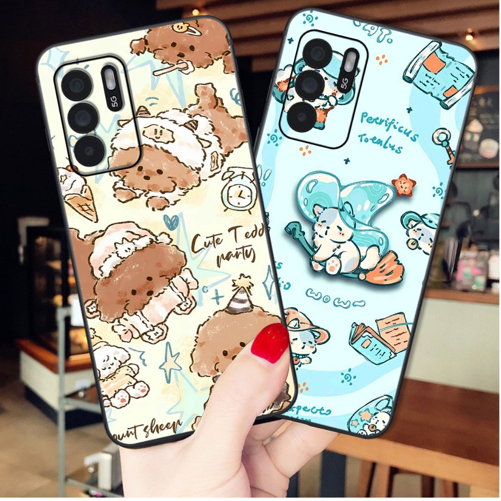 เคส Oppo RENO 6 4G / RENO 6 5G / RENO 6Z พร้อม "Pet Cute"