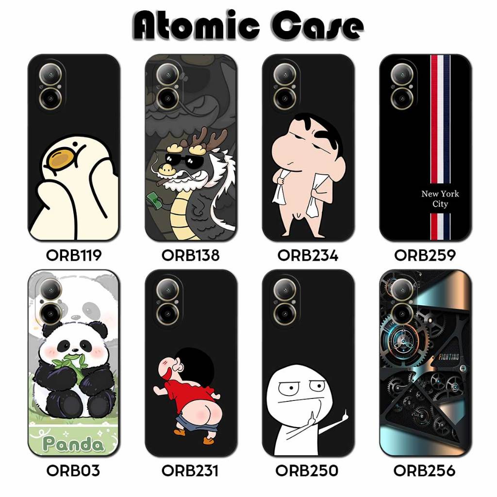 เคส Realme C67 - เคส TPU ยืดหยุ่นพิมพ์ลาย Realme C67 - เคสอะตอม