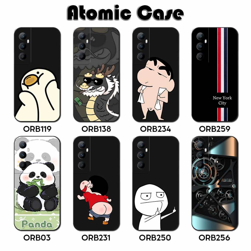 เคส Realme C65 - เคส TPU ยืดหยุ่นพิมพ์ลาย Realme C65 - เคสอะตอม