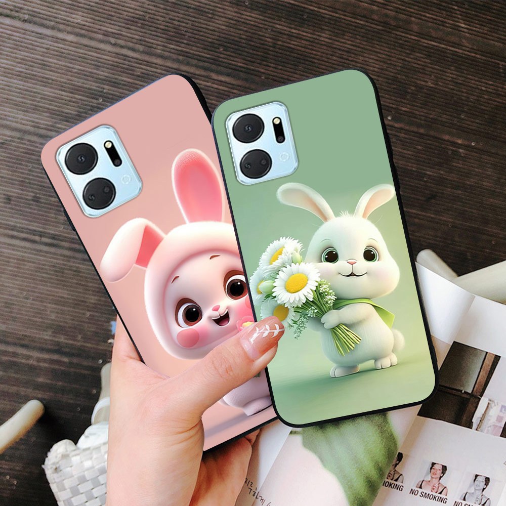 เคส "huawei honor x7a พิมพ์ลายกระต่ายน่ารัก