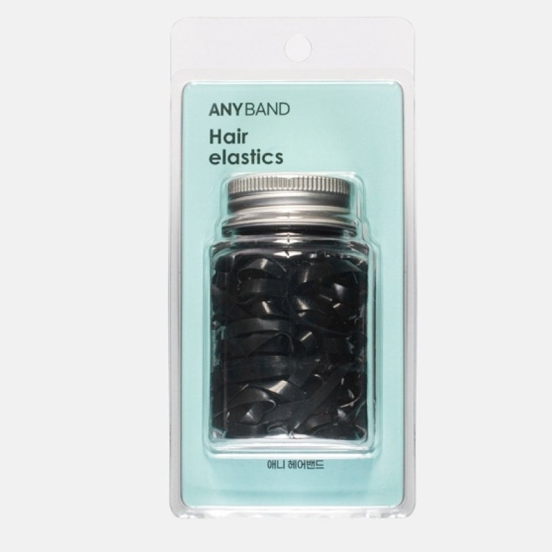 [TiHi Accessories] (ของแท้เกาหลี) ยางยืดรัดผม ANYBAND เกาหลี 4044-B85 Black 4cm