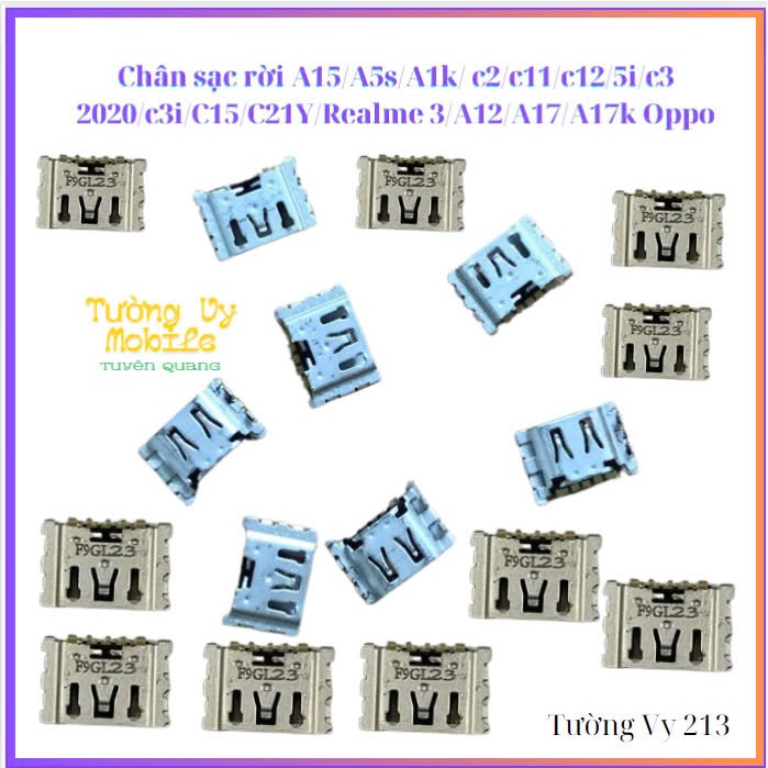 พอร์ตชาร์จแบบถอดได้สําหรับOppo A15/A5s/A1k/ c2/c11/c12/5i/c3/c3i/C15/C21Y/Realme 3/A12/A17/A17k