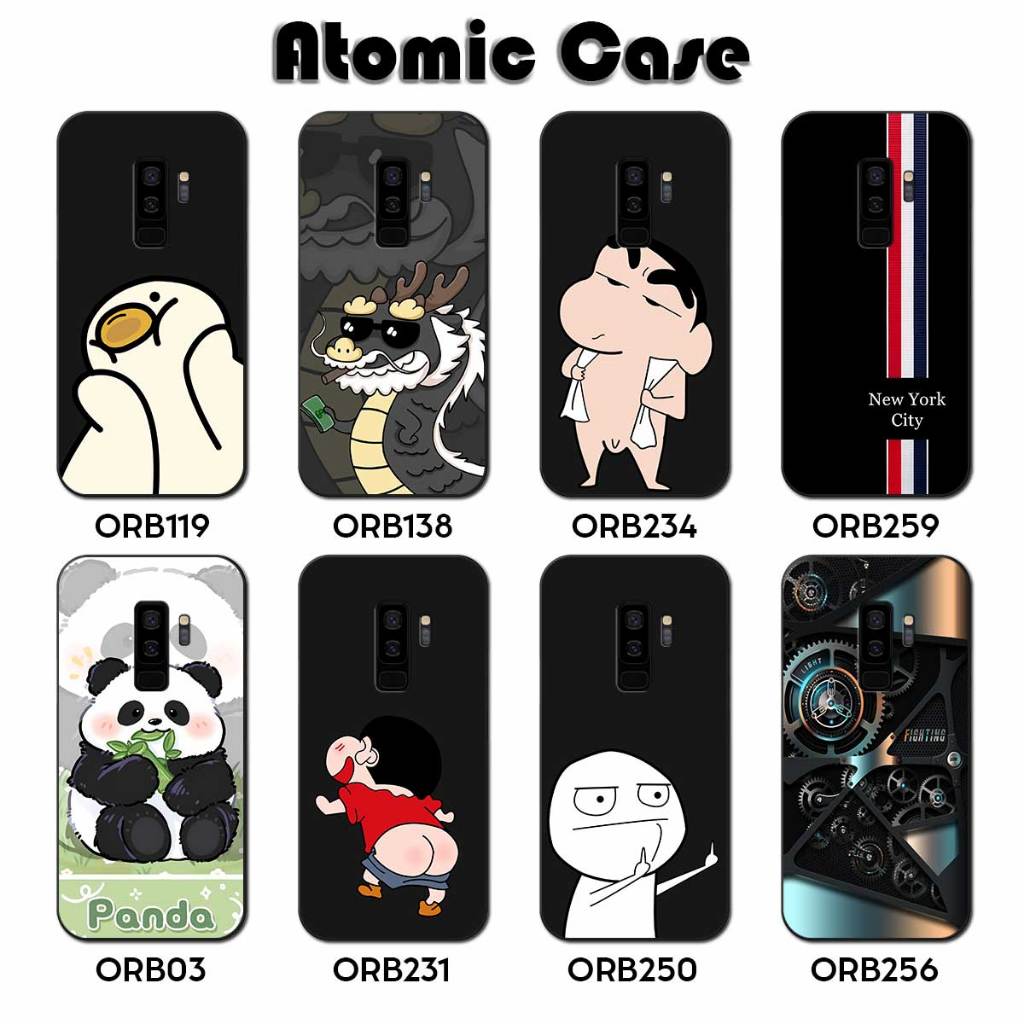 เคส Samsung S9 Plus - เคส TPU Samsung S9 Plus ที่ยืดหยุ่นได้พิมพ์ลาย - เคสอะตอม