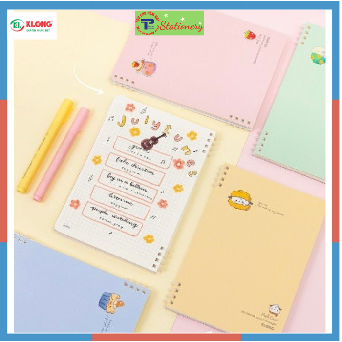 XO สมุดสปริงพลาสติกอ่อนสองด้าน 120 หน้า พร้อมเส้น Dash Caro (6x6)mm, Dash Line ขนาด b5 MS:508, 510