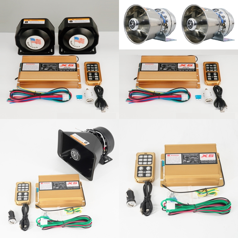 ไซเรน, ไซเรนมัลติซาวด์, รถพยาบาล, ความสําคัญกับรีโมทคอนโทรลไร้สาย Amplifier X5, CJB 200W