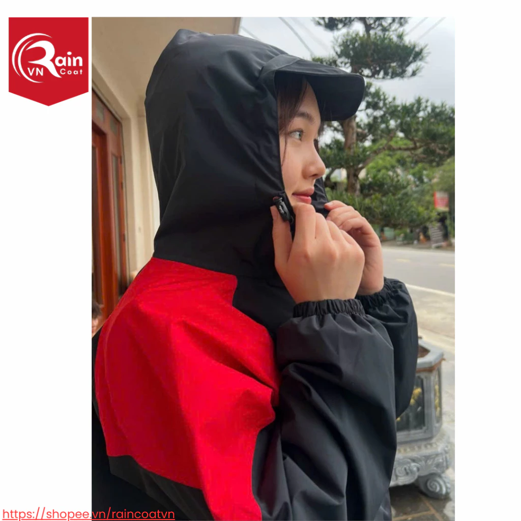 ชุดเสื้อกันฝน GoreTex 2 ชั้น เคลือบลาเท็กซ์ พร้อมแถบสะท้อนแสง thumbnail 6