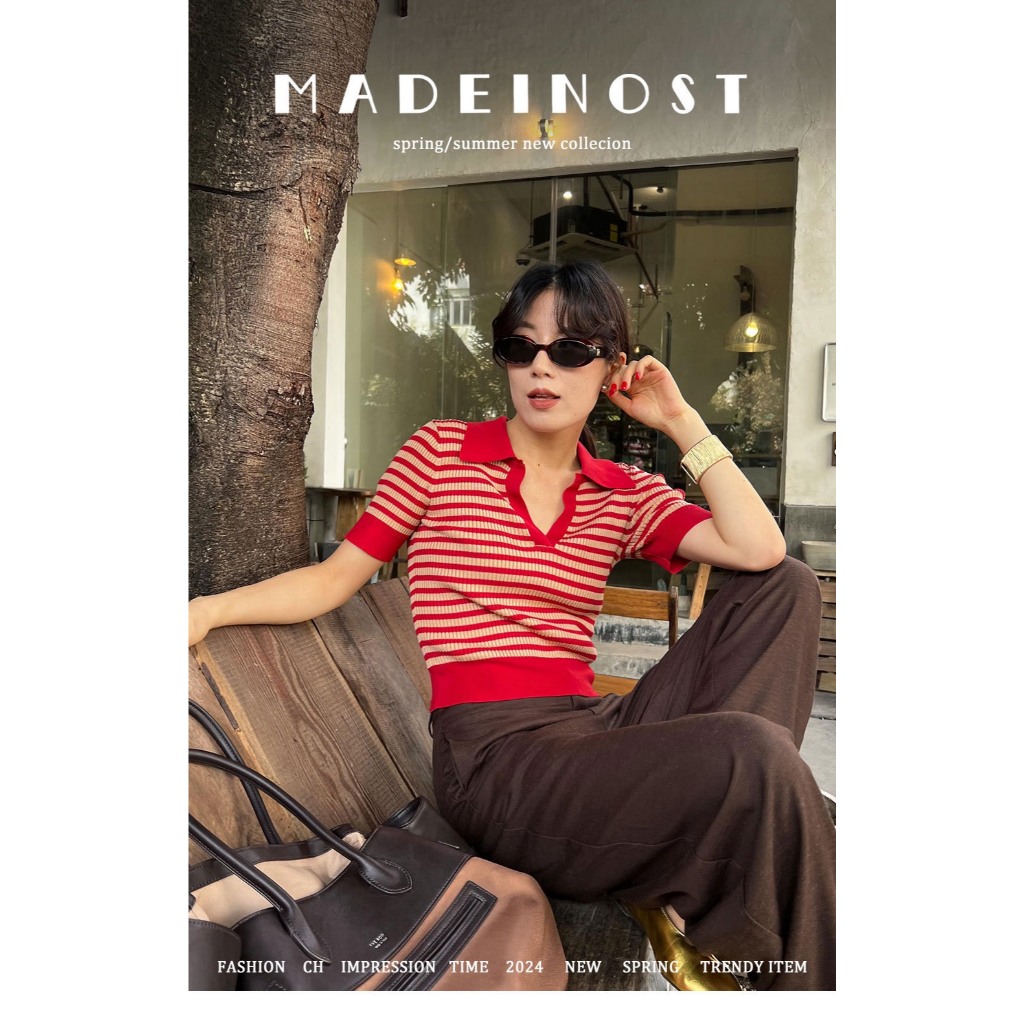 [MTM STORE] V-NECK SWEATSHIRT 7863 - MADEINOST