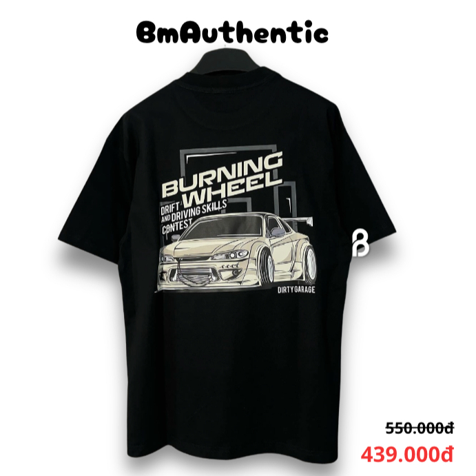 เสื้อยืดผ้าฝ้าย Tokyo Drift คุณภาพสูงของแท้ - BM แท้